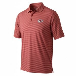 Kansas City Chiefs Polo Shirt Mens Large Red NFL Football NWT